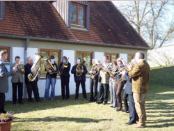 Stndchen fr die Konfirmanden nach der Konfirmation