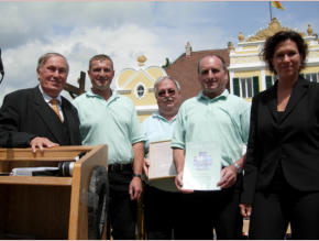 Schrppel Friedrich wurde fr 40 Jahre Blserdienst ausgezeichnet