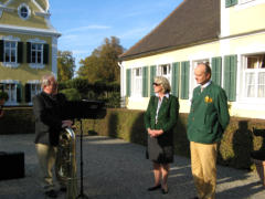 Patenbitten im frstlichen Hof