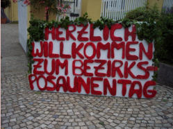 Bezirksposaunentag 2008 im frstlichen Hof