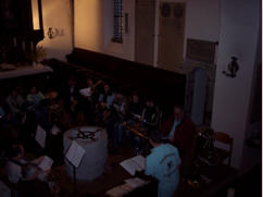 Generalprobe fr unser Konzert in der Kirche